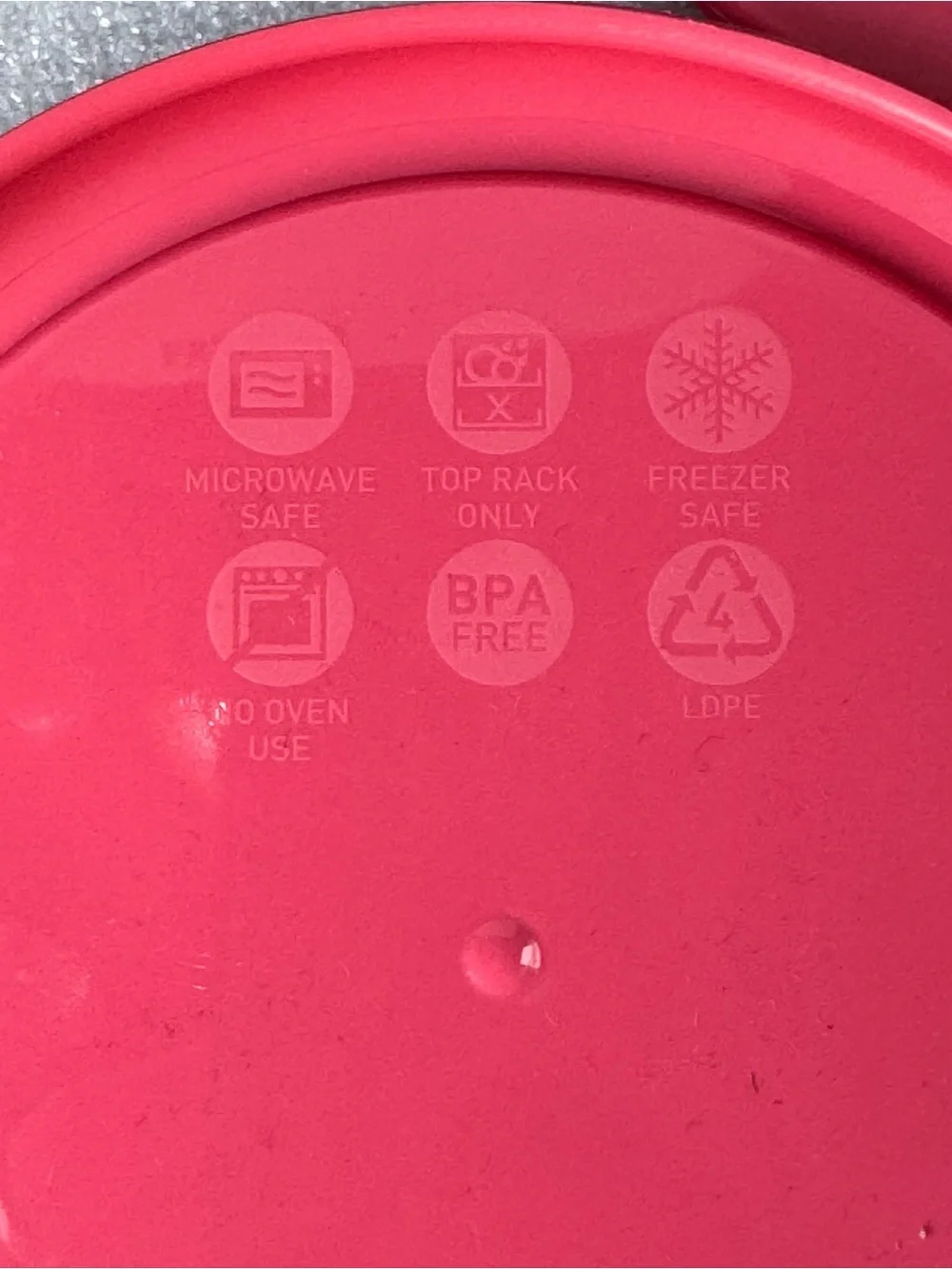 Pyrex Pink Round Storage Lid